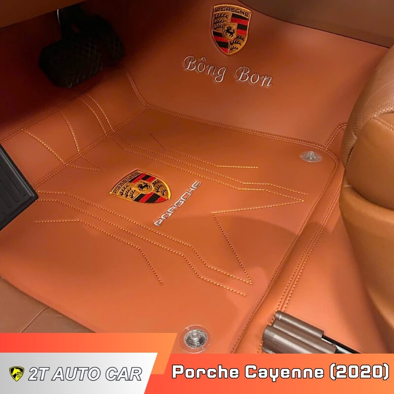 Thảm lót sàn Fiber Luxury Chống Bụi Porche Cayenne (2020)