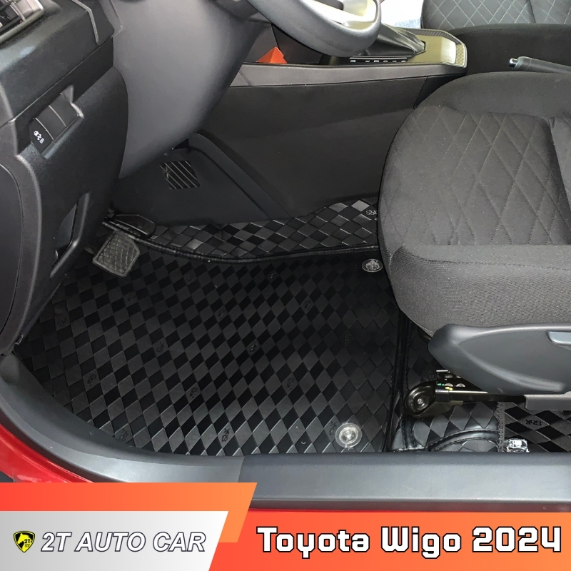 Thảm lót sàn Da Ép Toyota Wigo (2024)