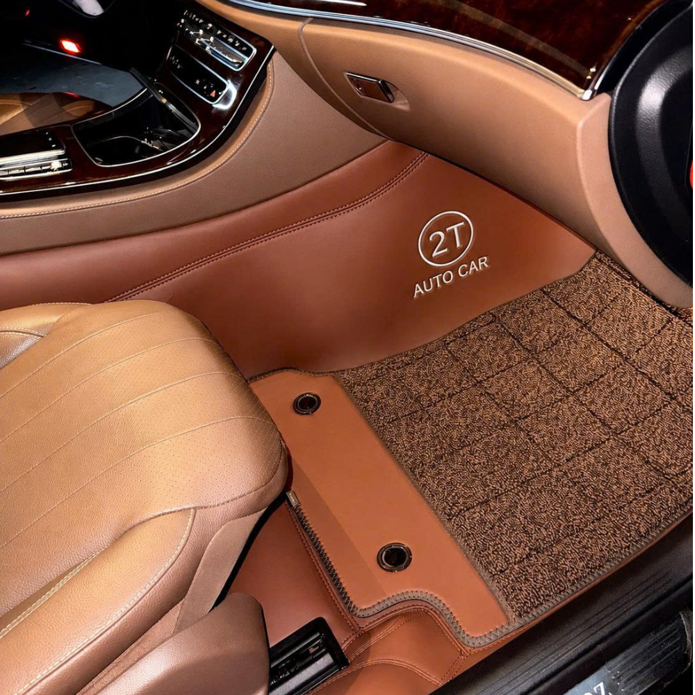 Thảm sàn ô tô Cá nhân hóa - Mercedes Benz - Màu nâu