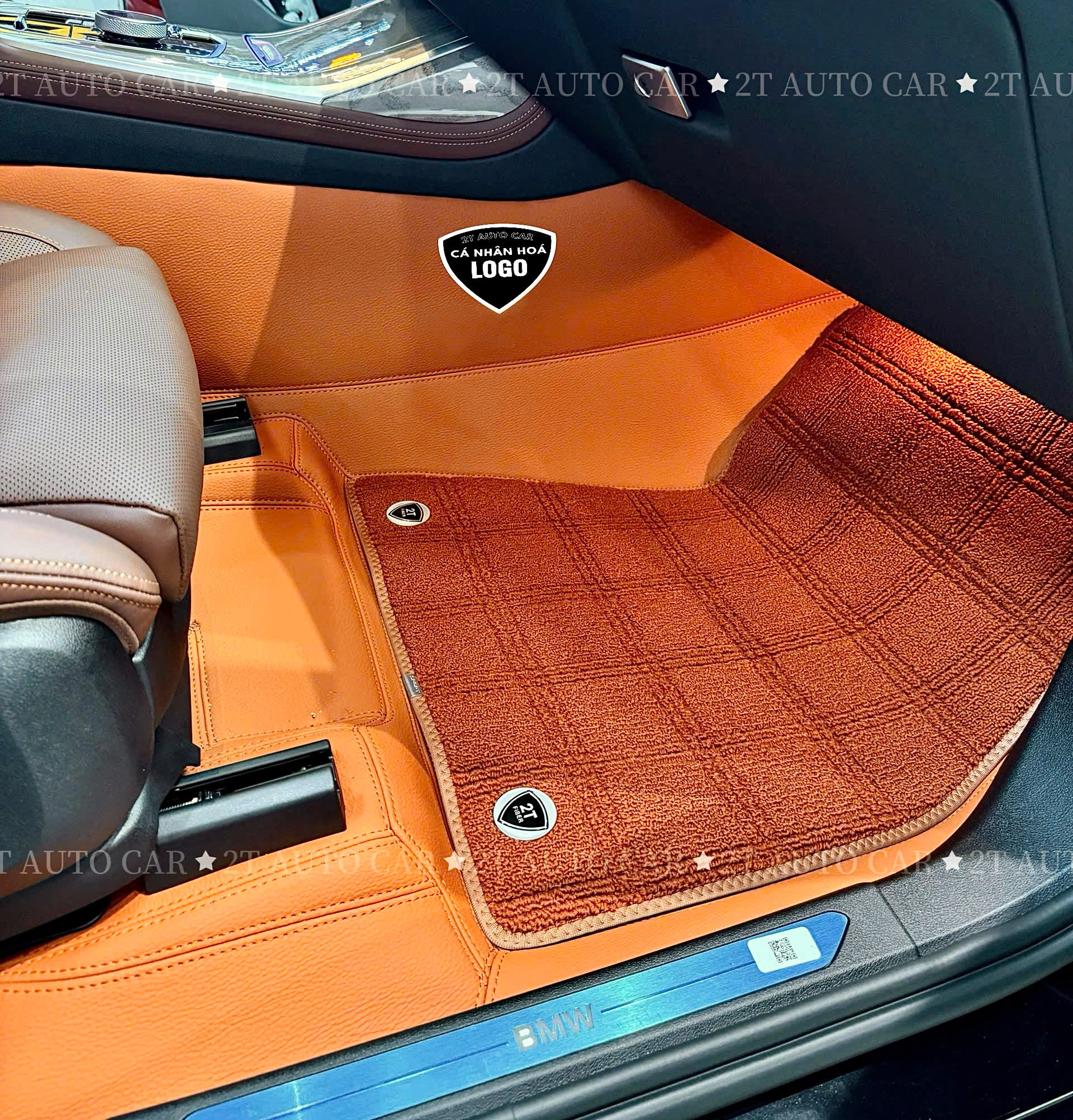 Thảm sàn ô tô Cá nhân hóa - BMW - Màu bò