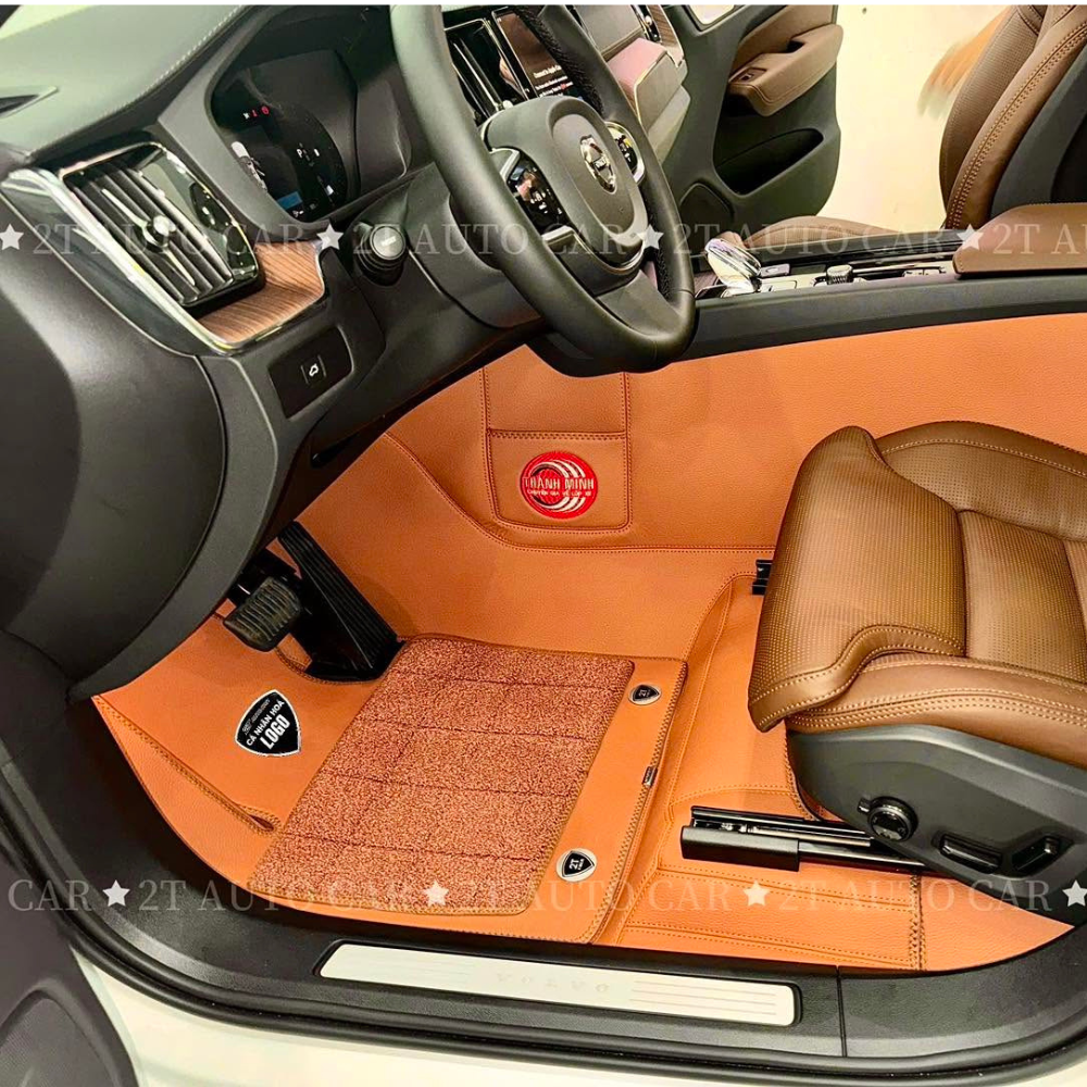 Thảm lót sàn ô tô Cá nhân hóa - Volvo - Màu bò